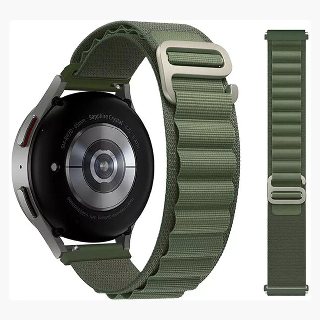 Green Alpine Loop Samsung Galaxy Watch 7 6 5 4 Classic 44 47 40mm Strap Band Bands