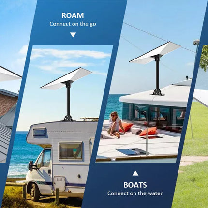 Starlink Roof Mount Gen 3 180° Adjustable Starlink Pivot Mount Heavy Duty