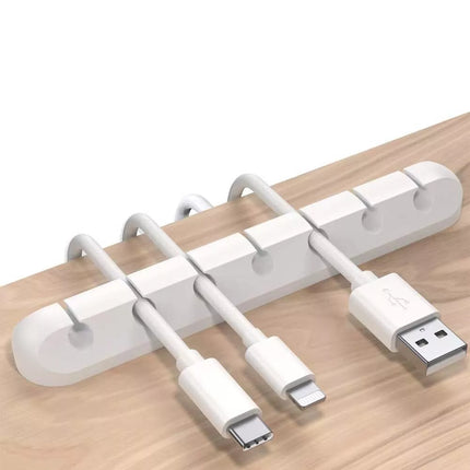 Charging Cable Clips Cord Holder Management Desk Organizer USB Wire Adhesive AU