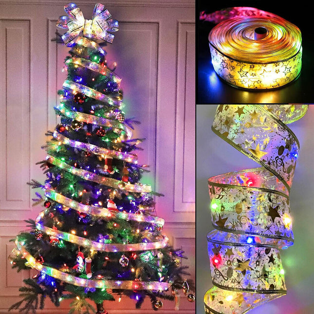 5M Fairy String Lights LED Ribbon Lights Christmas Tree Lights Party Decorations Colorful