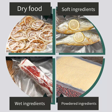 Commercial Vacuum Sealer Machine Fresh Dry Wet Food Saver Storage With 30pc Bags