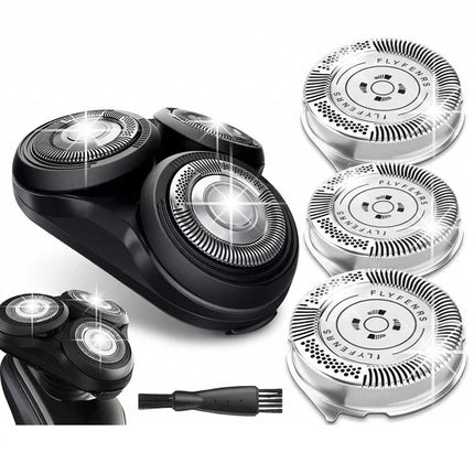 3-Pack Replacement Shaving Heads SH50 Compatible with Philips Series 5000 Wet & Dry