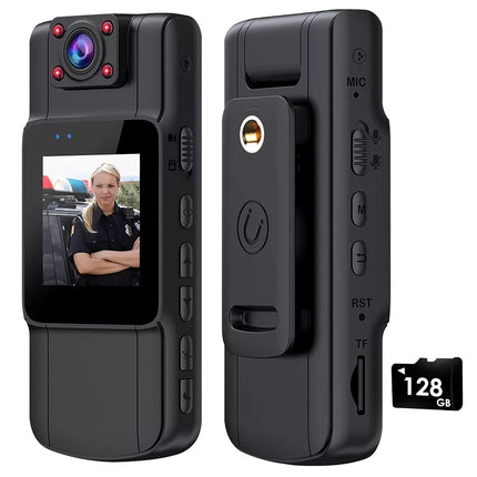 1080P Police Body Camera Audio Video Cam Recorder Night Vision DVR Camcorder