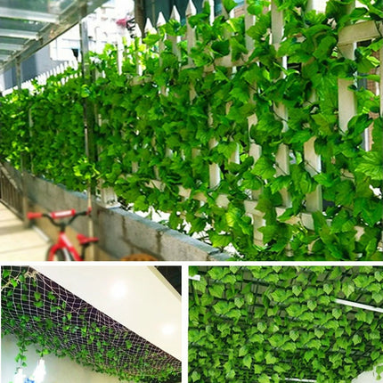 60X Artificial Ivy Vine Fake Foliage Hanging Leaf Garland Plant Party Decor