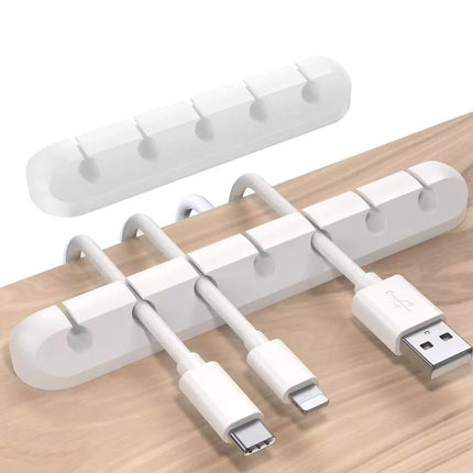 Charging Cable Clips Cord Holder Management Desk Organizer USB Wire Adhesive AU