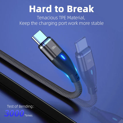 USB Type C Dual Magnetic Fast Charging Cable 100w PD Charger for iPhone android