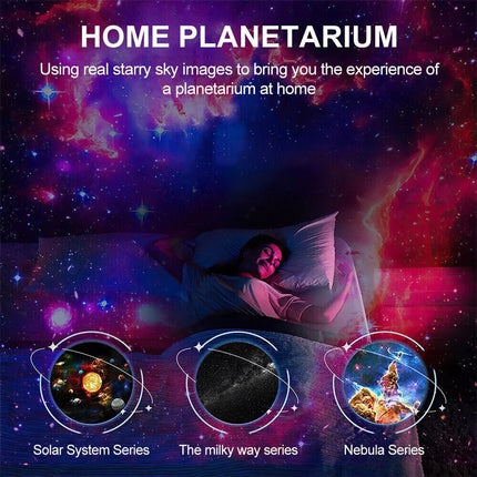 13in1 LED Planetarium Galaxy Projector 3D Star Theater Room Ceiling Decor Light