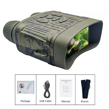 10X Digital Zoom 1080P Infrared Binoculars Night Vision Monocular for Hunting