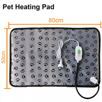 Pet Dog Cat Bunny Electric Heat Heated Heating Heater Pad Mat Blanket Bed