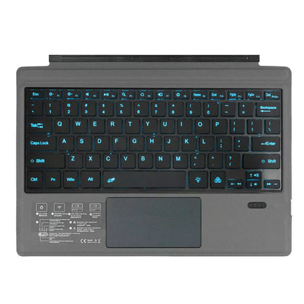 Bluetooth Keyboard Backlit Wireless Touchpad For Microsoft Surface Pro 3/4/5/6/7