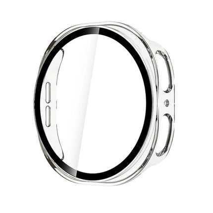 For Samsung Galaxy Watch 8 Case Cover With Glass Screen Protector 44mm Clear