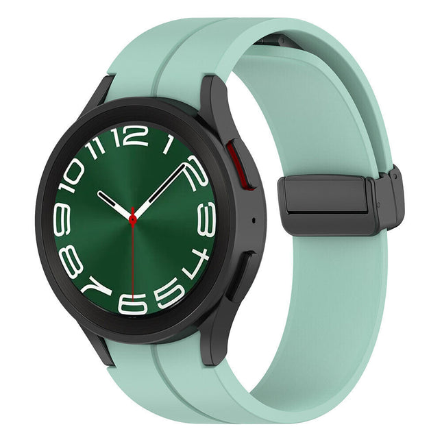 Cyan Samsung Galaxy Watch Band Strap Series 7 6 Classic 5 Pro 4 40mm 44mm Silicone 47