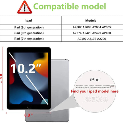 iPad 9/8/7 (10.2'') 2022 2Pcs Hydrogel Screen Protector For Apple iPad 9/8/7  Au