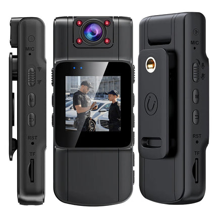 1080P Police Body Camera Audio Video Cam Recorder Night Vision DVR Camcorder