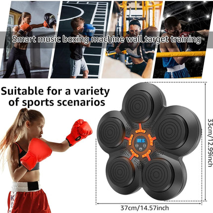 Smart Punching Boxing Pad Electronic Music Machine Home Training Wall Target