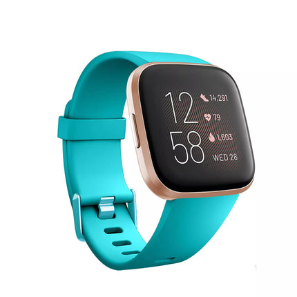 Teal Fitbit Versa 2 Watch Repacement Silicone Sport Fitness Band Strap Wristband Lite