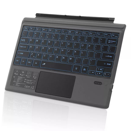 Bluetooth Keyboard Backlit Wireless Touchpad For Microsoft Surface Pro 3/4/5/6/7