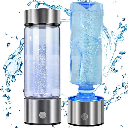 450ml Portable Hydrogen Rich Alkaline Water Ionizer Generator Bottle Cup Mug