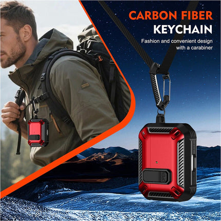 Red For Apple Airpods 4 Case Cover 4th Generation Noise Cancellation With Clean Pen