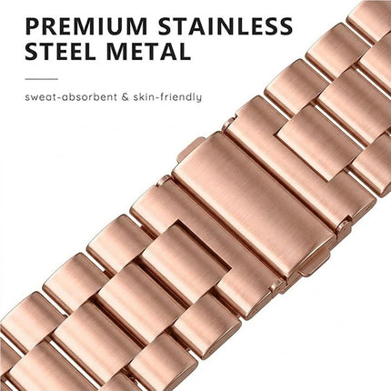 Apple Watch Band Strap iWatch Stainless Steel Series 11 10 9 8 Ultra SE 42 46mm Rose Gold