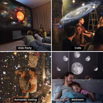 13in1 LED Planetarium Galaxy Projector 3D Star Theater Room Ceiling Decor Light