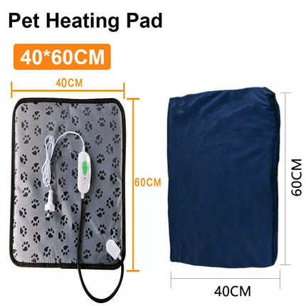 Pet Dog Cat Bunny Electric Heat Heated Heating Heater Pad Mat Blanket Bed
