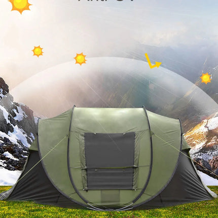 Waterproof Instant Beach Camping Tent 6 Person Pop up Tents Family Hiking