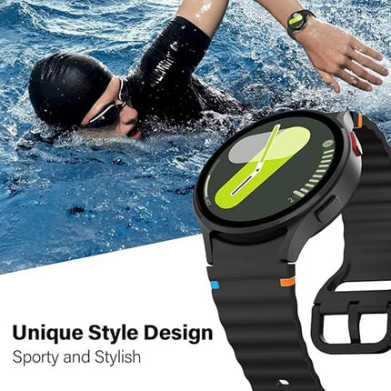 Pink For Samsung Galaxy Watch 7 6 5 4 FE 40mm 44mm Sport Silicone Watch Band Strap Au