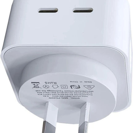 40W Fast Charging DUAL USB C PD Wall Charger Power Adapter For iPhone 15 Pro Max