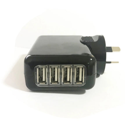 USB AC Power Adapter Wall Charger 4 Ports Travel Home 5V 4A 20W with AU Plug