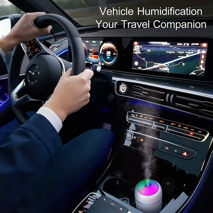300ml Portable Air Humidifier Aroma Aromatherapy Ultrasonic USB Car Home Diffuser Oil Purifier