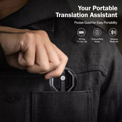 Mosstalk AI Voice Recorder Notetaker Language Translate Device Translation