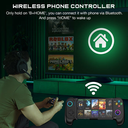 Stretchable Remote Mobile Game Controller for iPhone / Android Comfortable Grip