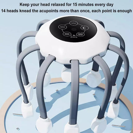 Electric Octopus Claw Scalp Head Scratcher Relief Massager Hands Therapeutic