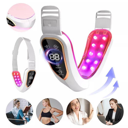 Electric V-Face Shaping Massager Face Lifting Slim Double Chins Removal Machine