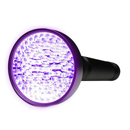 100 LED UV Flashlight Torch Light Lamp Ultraviolet Blacklight Aluminum 395 nM