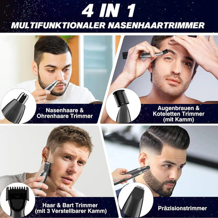 2025 Nose Hair Trimmer For Men Rechargeable Ear and Nose Hair Trimmer Portable