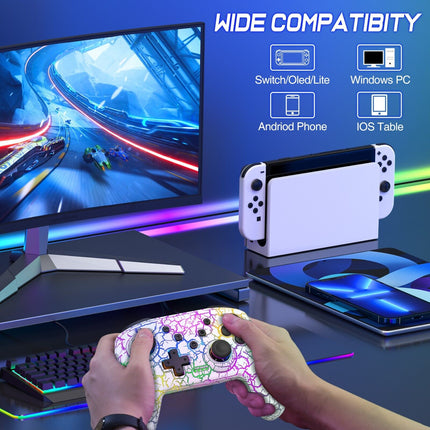 Wireless Switch Pro Controller for Switch/Switch Lite/Switch OLED,iOS,PC,Android