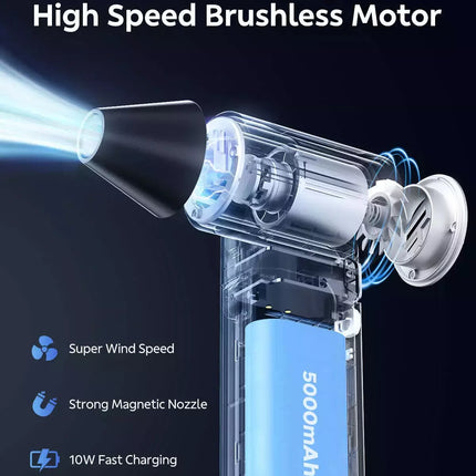 Jet Dry Blower Mini Turbo Jet Portable Air Blower 160000 RPM Electric Jet Fan