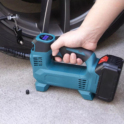 For Makita 18V Cordless Car Tyre Inflator Pump Air Compressor Battery Charger