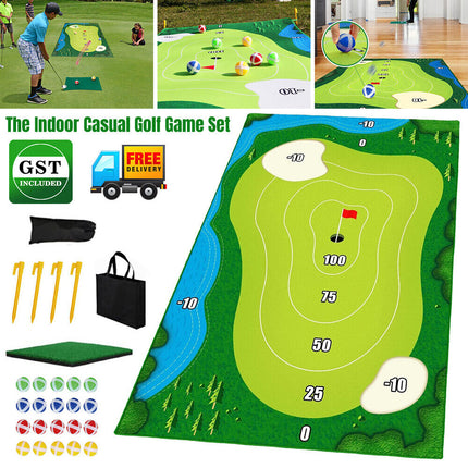 Indoor Casual Golf Game Set Golf Putting Royale Golf Game Golf Hitting Mat