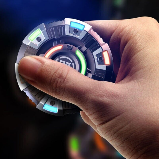 Fidget Spinner Stress Relief Toys Luminous Glow Finger Metal Gifts Kids & Adults