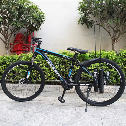 2 Tubes Fishing Rod Holder Secures Fishing Pole for Bicycle Rod Rack for Bike