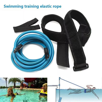 4M Swim Trainer Belt Swimming Resistance Tether Leash Pool Training Harness