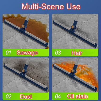 Extensible Floor Squeegee Household Silicone Wiper Magic Broom Mop for Shower