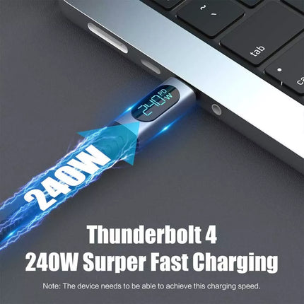 240W PD USB-C to Type C Cable USB 4.0 Gen 3 8K 40Gbps Video Laptop Fast Charging