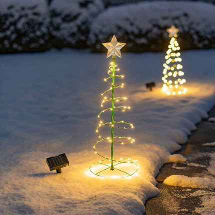 Outdoor String Lights Solar Powered Christmas Tree Decoration Garden Home LED