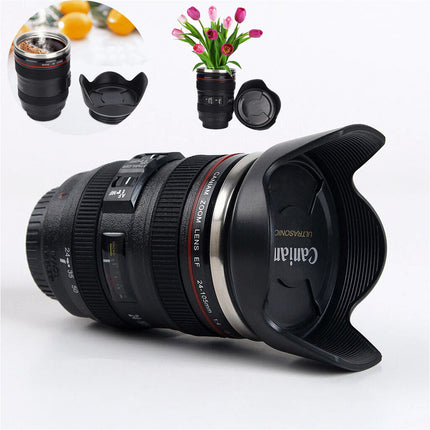 Camera Lens Coffee Mug Photo Coffee Cup Stainless Steel Camera Lens Mugs Gifts