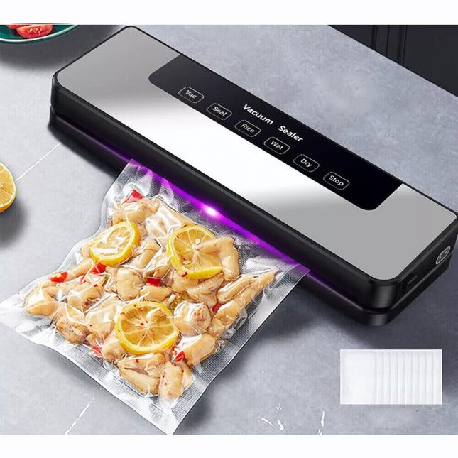 Commercial Vacuum Sealer Machine Fresh Dry Wet Food Saver Storage With 30pc Bags