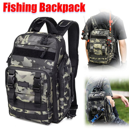 Fishing Tackle Backpack Storage Bag Shoulder Fishing Gear Bags Outdoor Backpack